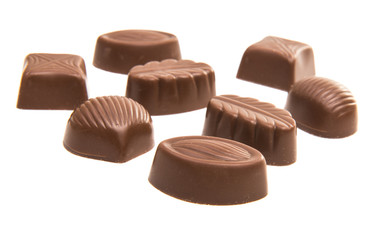 Obraz na płótnie Canvas chocolate candy isolated