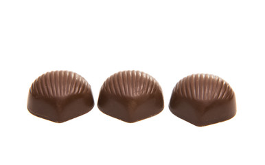 chocolate candy isolated