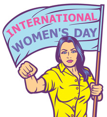 international women's day design