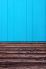 Background blue planks