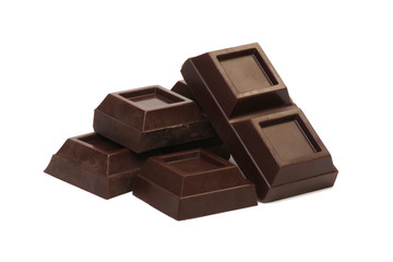  chocolate bar isolated on white