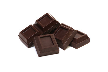  chocolate bar isolated on white