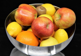 bowl with fruits