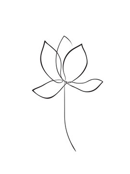Lotus outline icon