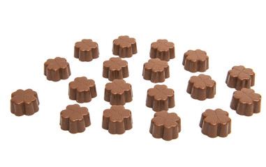 chocolate candy isolated