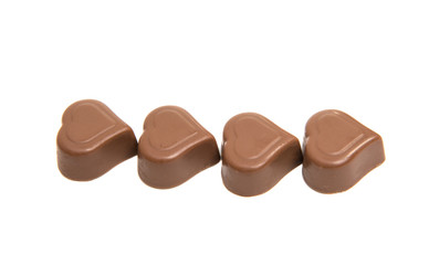 chocolate candy isolated
