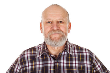 Handsome elderly man