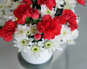 bouquet flowers closeup