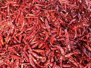Red peperoni peppers. Natural texture and background.