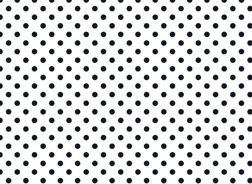 Black and White Polka Dot Background -Pattern