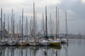 Port de plaisance de Saint Florent, Corse, Haute-Corse, Ile de Beauté, France