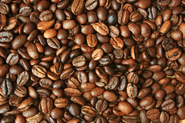 Fragrant coffee beans