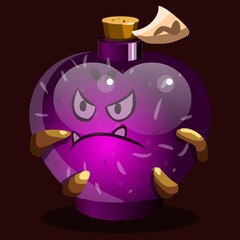 icon game magic fairy violet angry bottle