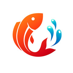 Fish Silhouette Logo