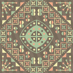 Abstract Geometric Background. Vector Illustration. Invitation card. Pastel colors