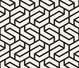 Vector seamless pattern. Modern stylish abstract texture. Repeating geometric tiles
