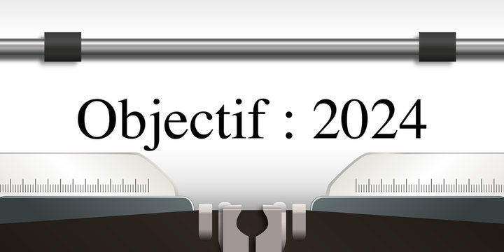 objectif - objectif 2024 - projet - challenge - 2024 - entreprise -stratégie - présentation - succès