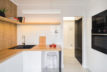 Fototapeta na wymiar Contemporary kitchen interior