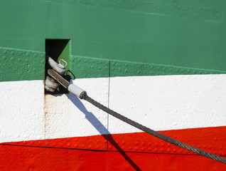Detail am Schiffsrumpf