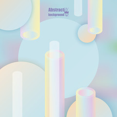 Holographic abstract background. Stylish gradient backdrop with hologram. Eps10 Vector illustration