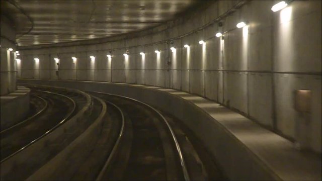 journey on the modern driverless underground Rail Metro System