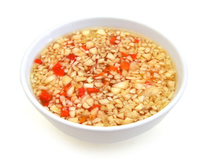 A fish sauce bowl vietnamese