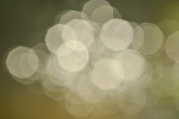 Bokeh gelblich