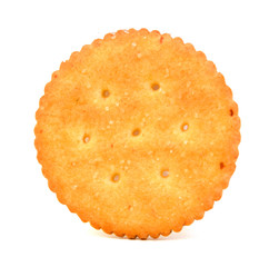 Cracker isolated on white background