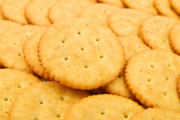 Crackers macro as a background