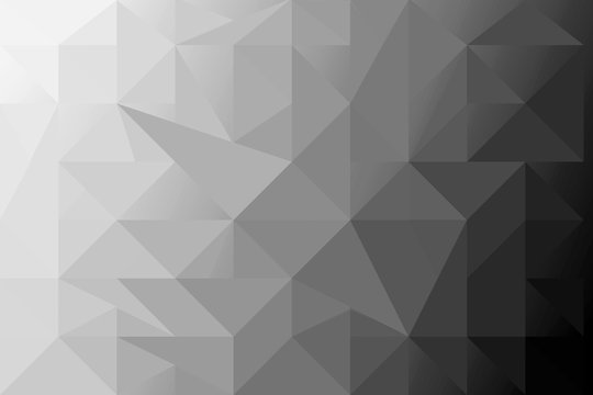grey abstract background of triangle polygons