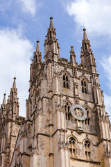 Fototapeta na wymiar Canterbury Cathedral in Canterbury Kent Southern England UK