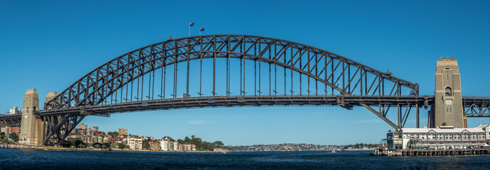 Obraz premium Wide angle Harbour Bridge