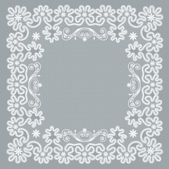White lace pattern