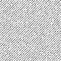 Striped diagonal distressed seamless vector pattern. Grungy overlay texture for shading.