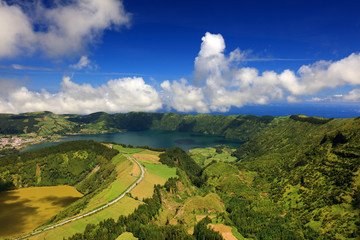 Sete Cidades, Sao Miguel Island, Azores Portugal