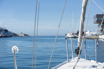 Fototapeta na wymiar sailing day