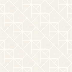 Vector seamless lattice pattern. Modern subtle texture with monochrome trellis. Repeating geometric grid. Simple design background.
