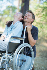 Obraz premium affectionate couple enjoying each other