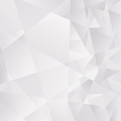 Abstract light Gray polygonal background. Vector