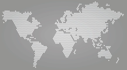 Fototapeta na wymiar World map. vector illustration