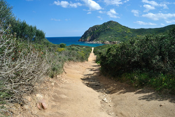 La strada per Porto Illixi