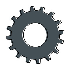 gears machinery isolated icon vector illustration design