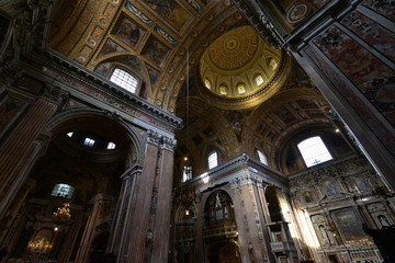 Fototapeta na wymiar ナポリの教会とスナップ