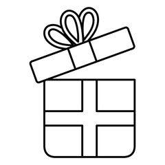 gift box present icon vector illustration design