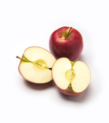 red apple isolated