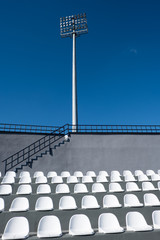 contemporary stadium seat light and tracks