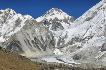 Changtse peak from Kalapattar, 5545m