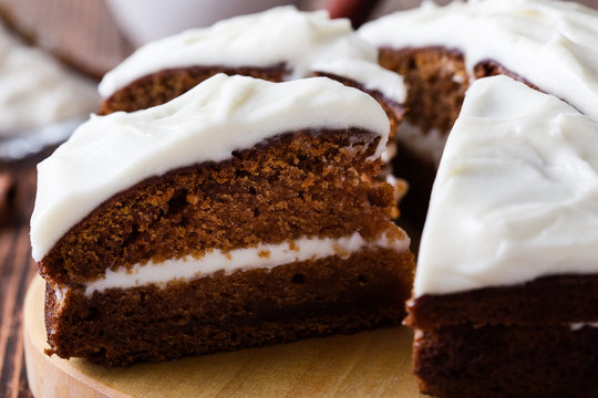 Butternut squash cake with  cream cheese frosting