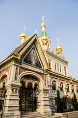 Obraz premium Saint Nicholas Cathedral Vienna Austria tourists attraction