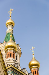 Fototapeta na wymiar Saint Nicholas Cathedral Vienna Austria tourists attraction